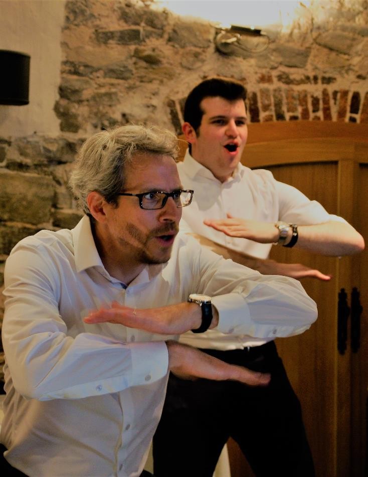 Deelnemers tijdens Haka workshop