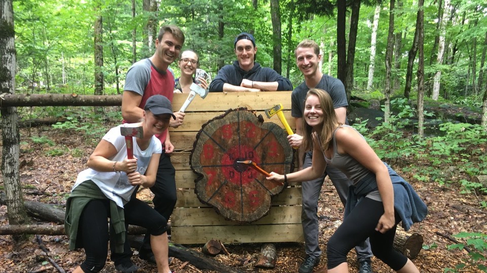 Masters of Arms: axe throwing, fencing and crossbow