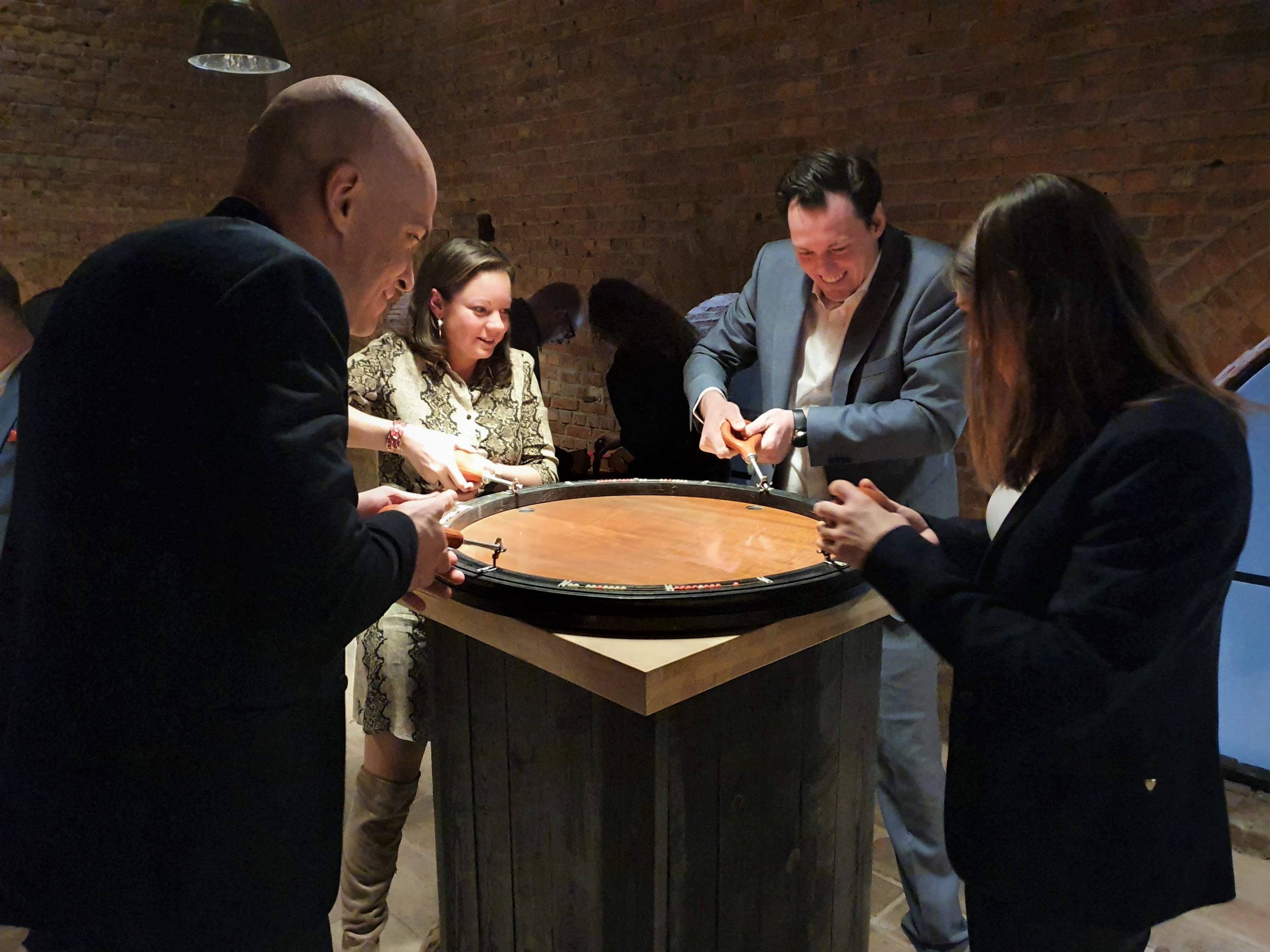 Authentic Flemish wooden folk games