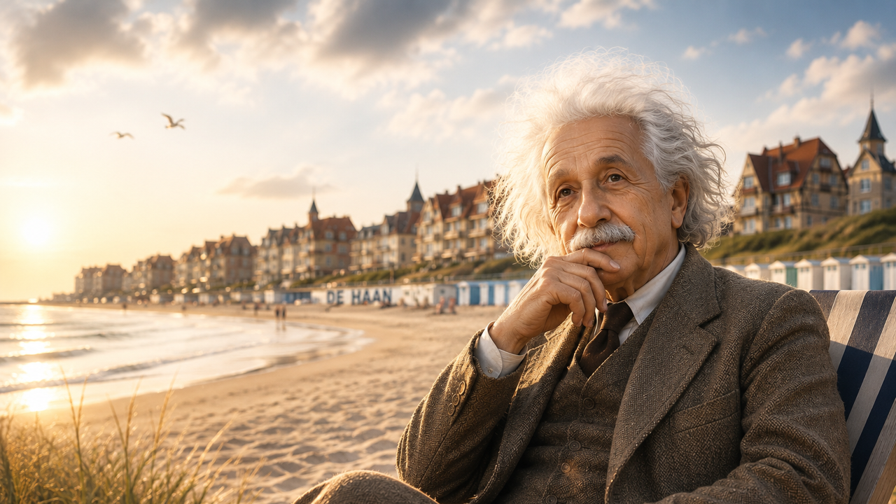 The mystery of Albert Einstein in De Haan — Belle Époque seaside town on the Belgian North Sea coast