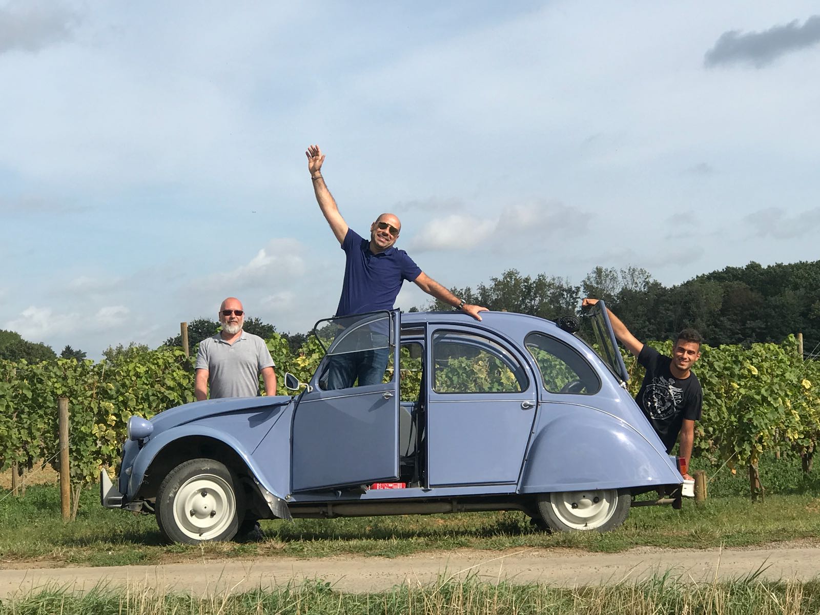 UCM 2CV rally in Holsbeek
