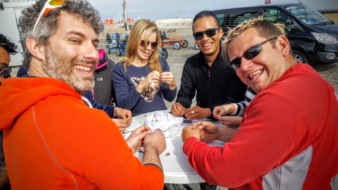 Teamdag aan zee