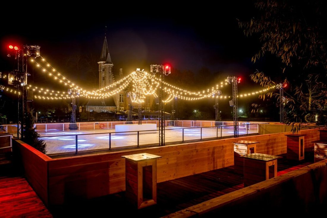 Glice schaatspiste in Brugge